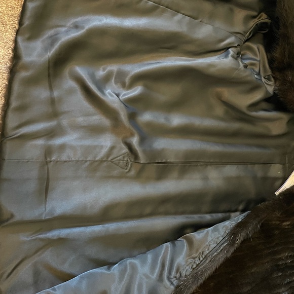 Saga Black Mink Jacket - Picture 3 of 8